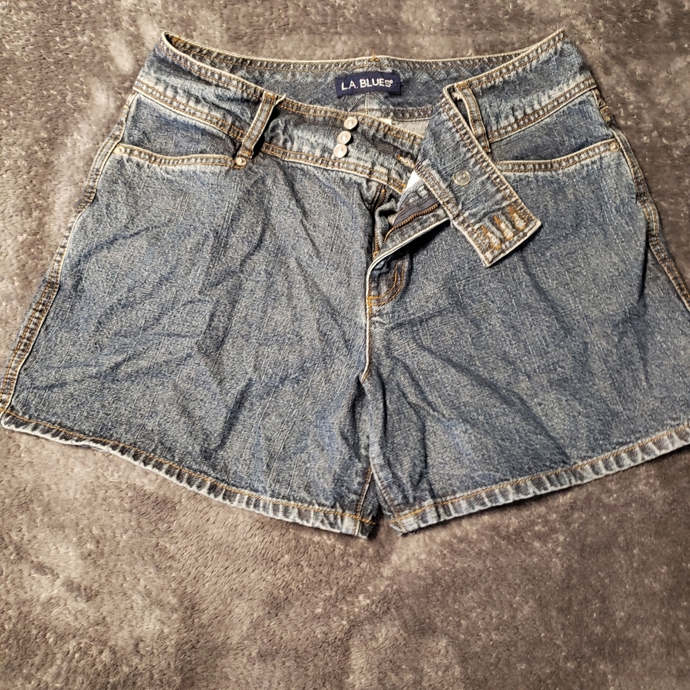 Denim shorts